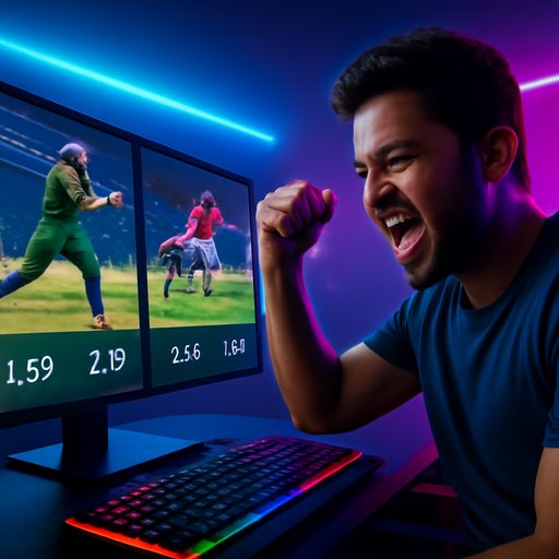 fancywin ক্রিকেট ফিক্সচারের কাছের দৃশ্য